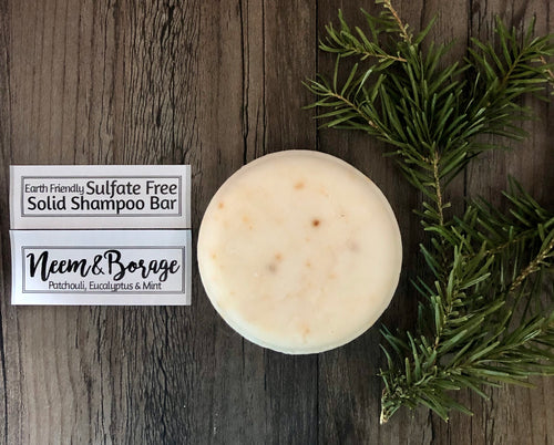 Neem & Borage Shampoo Bar (Itchy, irritated scalp)